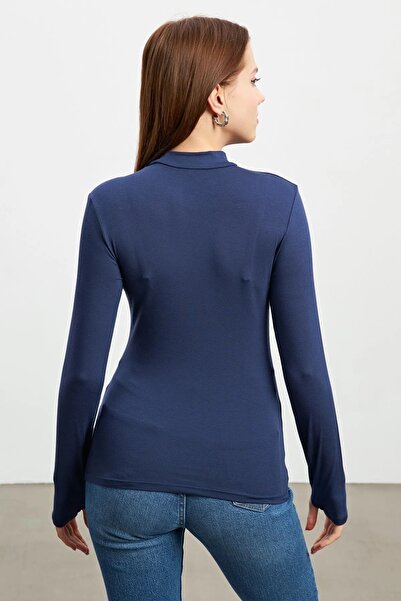 Bipantolon Γυναικείο λευκό Navy Blue 2 τεμαχίων με λεπτομέρεια σώματος