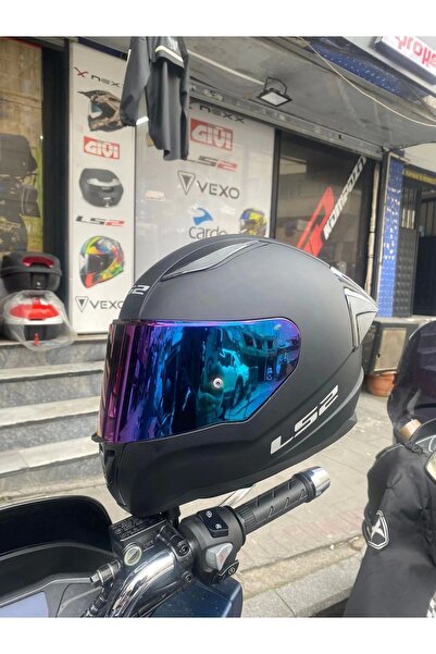 LS2 Rapıd 2 Mat Siyah Kask - Gökkuşağı Vizör Spoiler