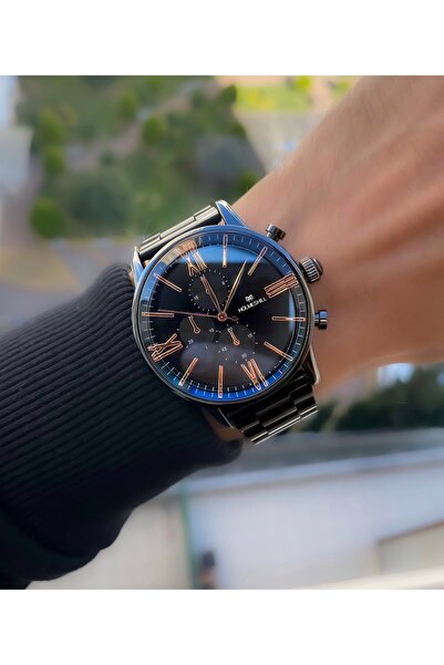 holmes hill Çelik Kordonlu Erkek Kol Saati