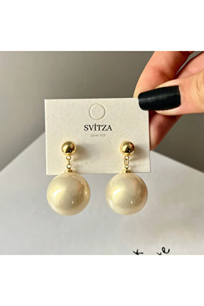 svitza 925 Ayar Gümüş Top Küpe