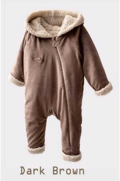 BİGÜMEX Welsoft Velvet Kids Jumpsuit - Bbek Coat