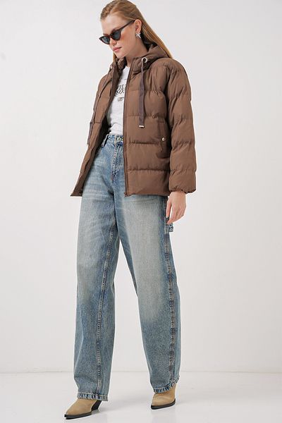 Bigdart 5117 Pufferjacke mit Kapuze – Cappucino