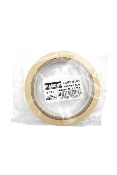 DIAMOND Maskeleme(Krepe) Bandı 18mmx25m 1 Adet
