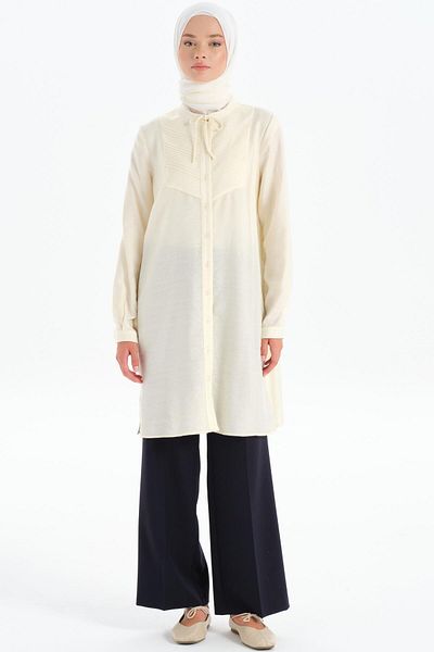 Tuğba Pantaloni pantaloni cu talie elastică - bleumarin