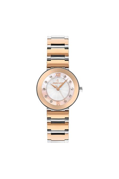 Essence Women's Classic Wrist Watch Silver-Rose Gold D1127.520