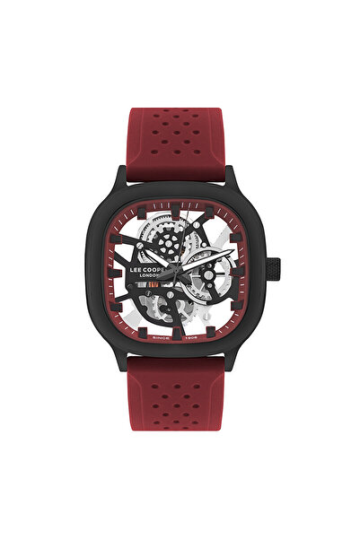 Lee Cooper ساعة لي كوبر للرجال بمينا فضي تناظرية - LC07973.658