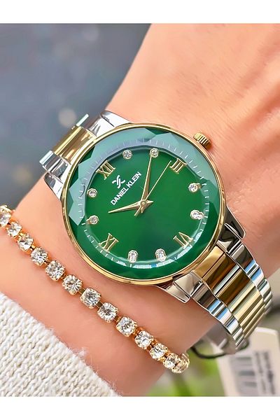 Daniel Klein New Season Steel Cord Women's Wristwatch 3ATM Resistant 2 Years Warranty + Bracelet Gift