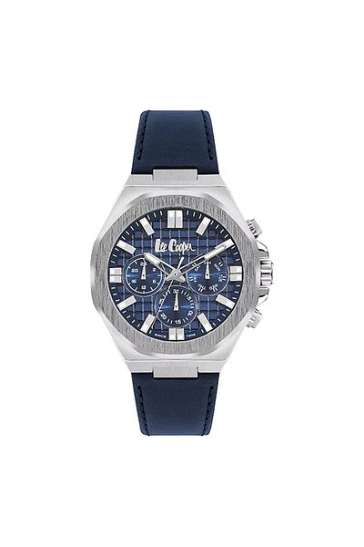 Lee Cooper Lee Cooper LC07983.399 Men Multi Function Display Watch & Leather Strap Dark Blue