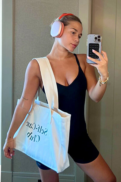 Lalive Tote Çanta Krem