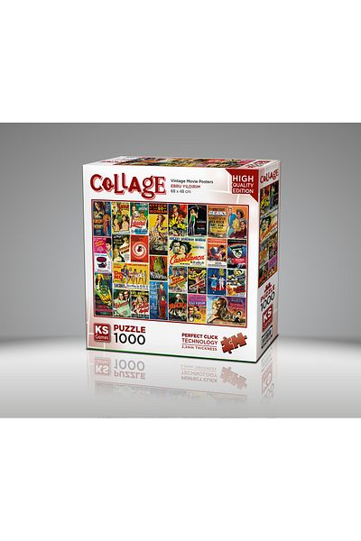 Ks Games Vintage Movie Posters 1000 Piece Puzzle