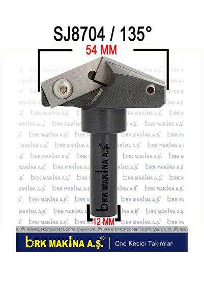BRK 135 DERECE SAPLI JİLETLİ FREZE