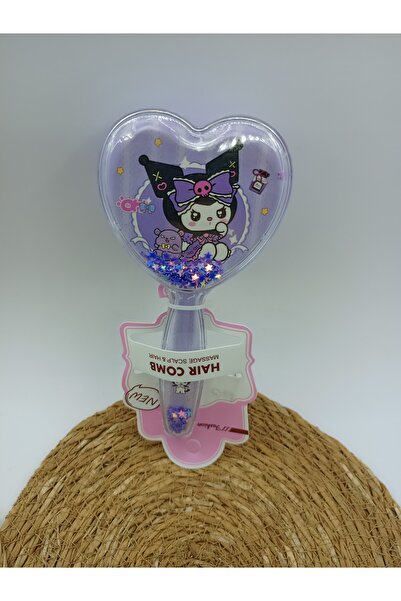 MY WORLD LİFE KARAKTER DESENLİ KUROMİİ MYMELODY CİNNOMOROLL İÇİ PULLU FIRÇA TARAK