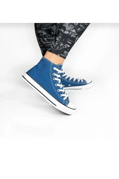 homiro Pantofi lungi de in unisex albastru - cu șireturi