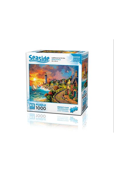 Ks Games Lighthouse by the Sea 1000 Piece Puzzle