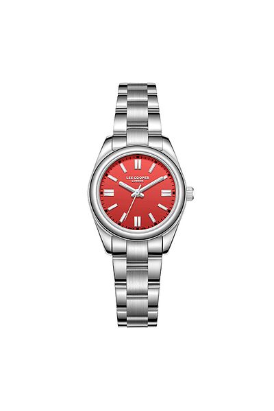 Lee Cooper Lee Cooper Women's Watch, Analog Display and Metal Strap - LC07962.380, Silver