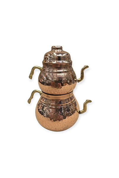 EFEMİR Minyatür Tombul Bakır Çaydanlık