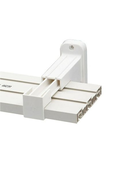 KOCAOĞLU PLASTİK Corniş Curtain Rail Leg L Leg Wall Mounting Bracket (1 Piece)