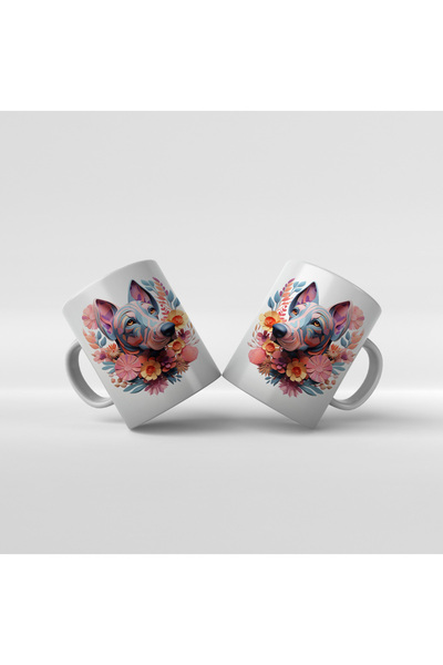 Rengineshop كوب مطبوع عليه كلاب لطيفة - 12