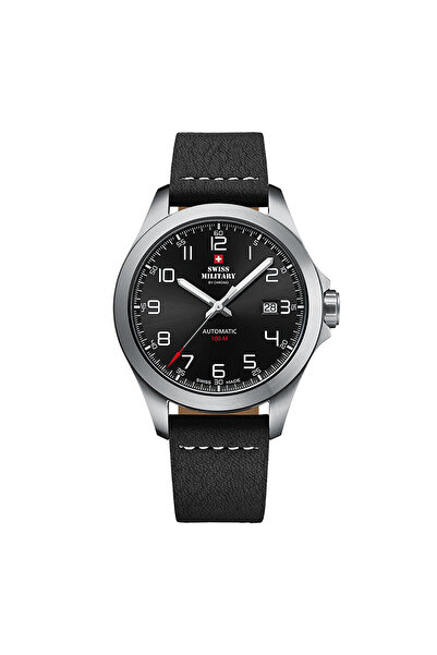 Swiss Military By Chrono Sma34077.01 Gümüş Deri Erkek Kol Saati