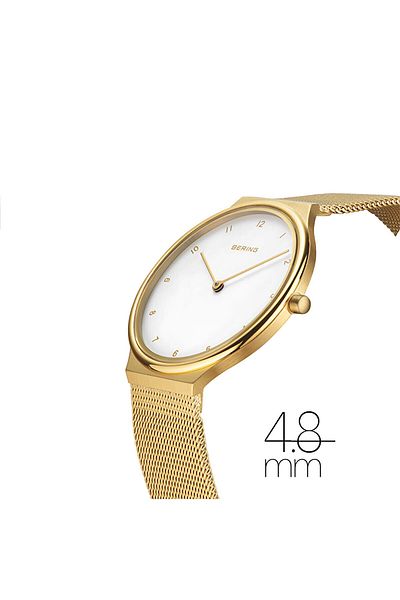 Bering 18434-334 Golden Yellow Steel Women's Watch