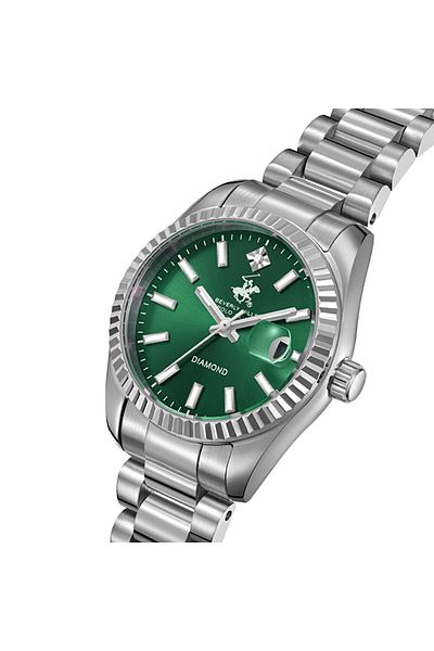 Beverly Hills Polo Club Beverly Hills Polo Club Women's Analog Dark Green Dial Watch - BP3650X.370
