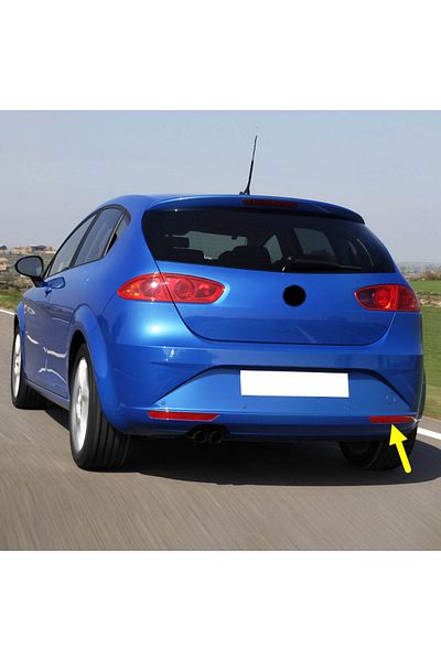 Bisra Seat Leon 2010-2012 Rear Right Reflector Standard Bumper - 1P 0945106 D