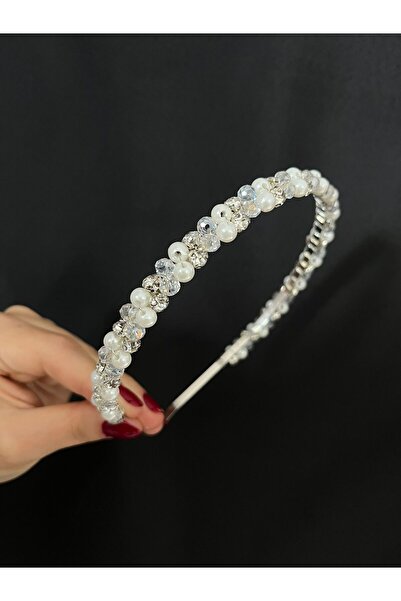 modernist Kadın Taşlı Özel Gün Gelin Tacı