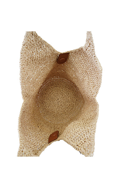 Desa Béžová dámská slaměná taška přes rameno Joyce