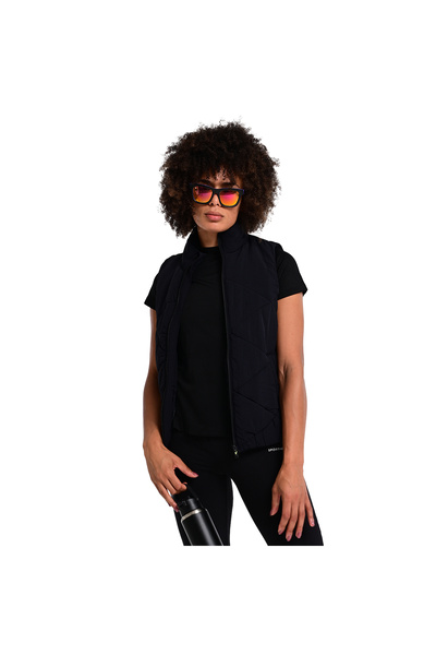 Sportive Avila Kadın Siyah Günlük Stil Yelek 24KK015-SYH