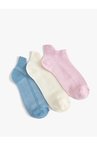 Koton Set of 3 Colorful Booties Socks