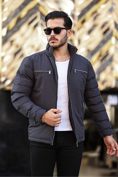 BOYS MANS Ανδρικό πουπουλένιο παλτό αδιάβροχο και αντιανεμικό