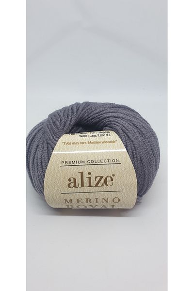 Alize Merino Royal 87- γκρι