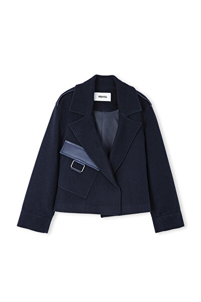 İpekyol Двобортне пальто з юнської суміші