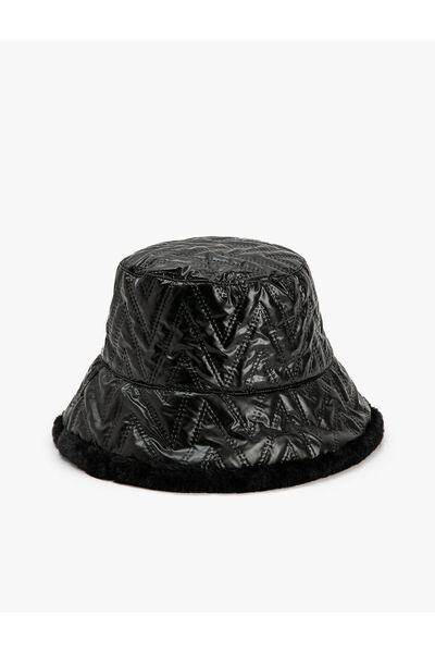 Koton Bucket Hat Water Repellent Double-Sided Quilted Fisherman Hat