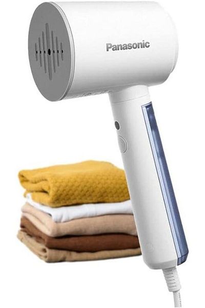 PANASONIC Portable Handheld Garment Steamer, 1570W, For home and travel, Lightweight, Iceberg White