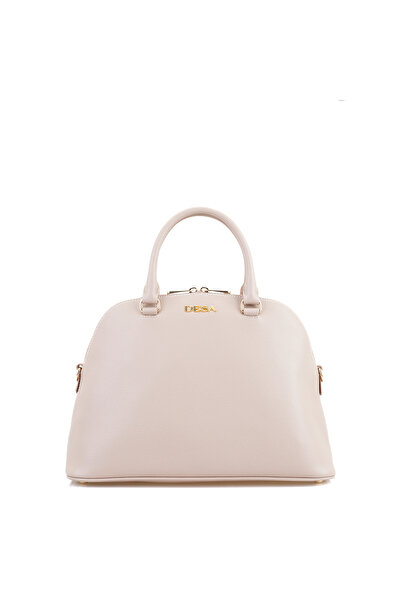 Desa Khushi Krem Kadın Deri El Çantası