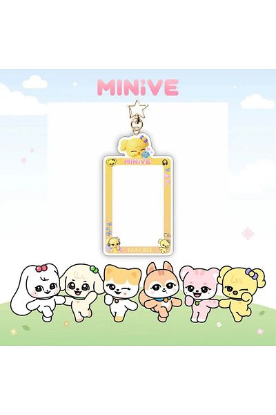 Kpop Dünyasi Ive Minive "Rei" Hard Cover Card Holder/Keychain