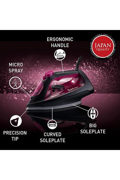 PANASONIC Steam Iron NIU400CP Pink