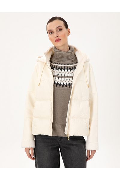 Pierre Cardin Ecru Coat 50290337 -Vr019