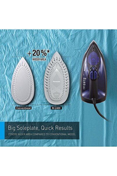 PANASONIC Steam Iron Niju700 Black,Gold