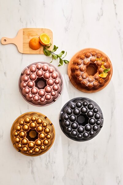 Karaca Celeste Gradient Cast Cake Mold Rosegold