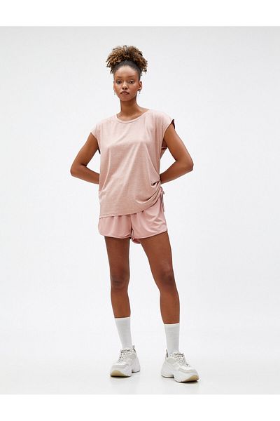 Koton Tricou sport detaliat cu mânecă scurtă