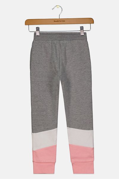 converse Toddlers Girl Sportswear Fit Training Sweatpant, Grey Combo