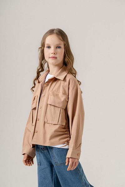 GİYİCEM Set de tricou și cămașă model 3125 pentru fete