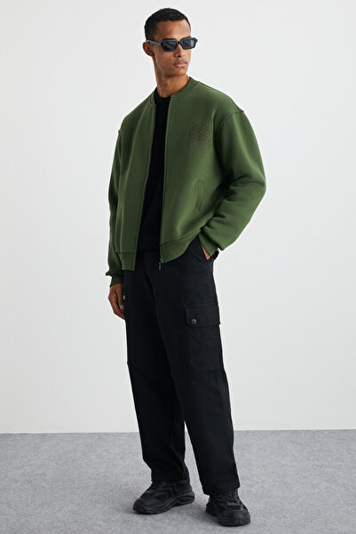 GRIMELANGE BURENIA Erkek Pamuk-Polyester Haki Ceket