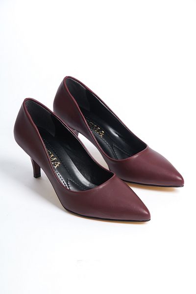 Ayakkabı Podyumum Sti?Letto Silvery? Closed Toe 5 cm Thin Heel Round Mouth