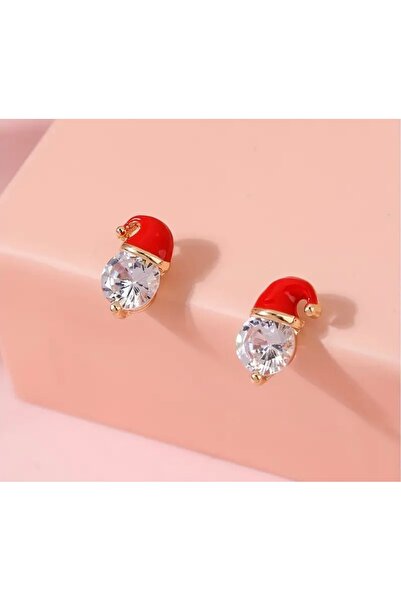 SEZİNCE New Year's Earrings, a Cute, Elegant Christmas Hat Design