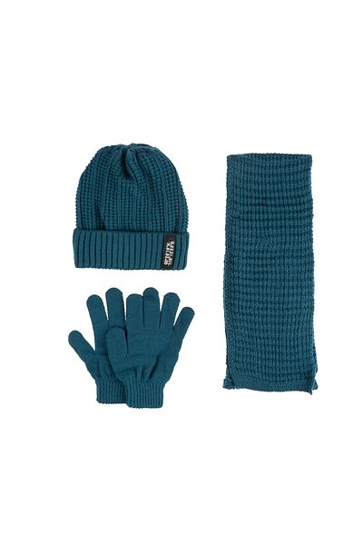 Kitti Kit 9-15 Years Old Girl's Scarf Beanie Gloves Set of 3