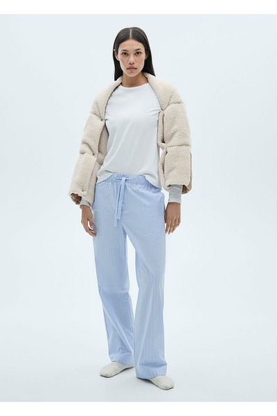 MANGO Woman Kožich na knoflíky