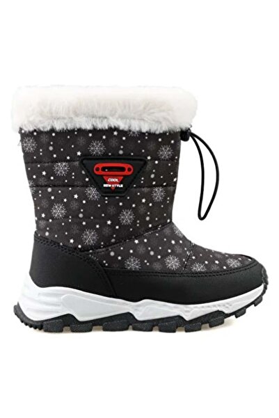 KOCAMANLAR Cool Sindey Unisex Παιδικές μπότες χιονιού ΜΑΥΡΟ